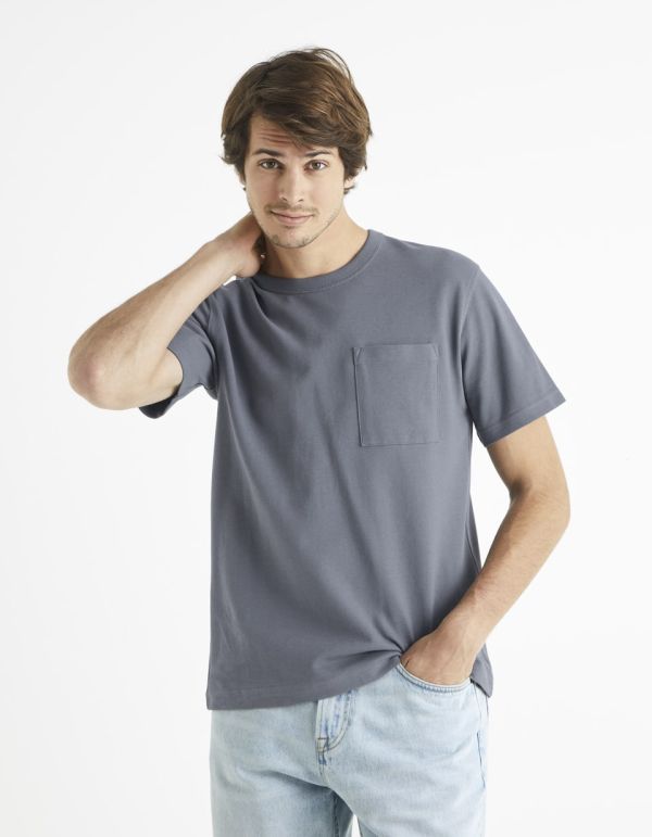 T-shirt col rond 100% coton