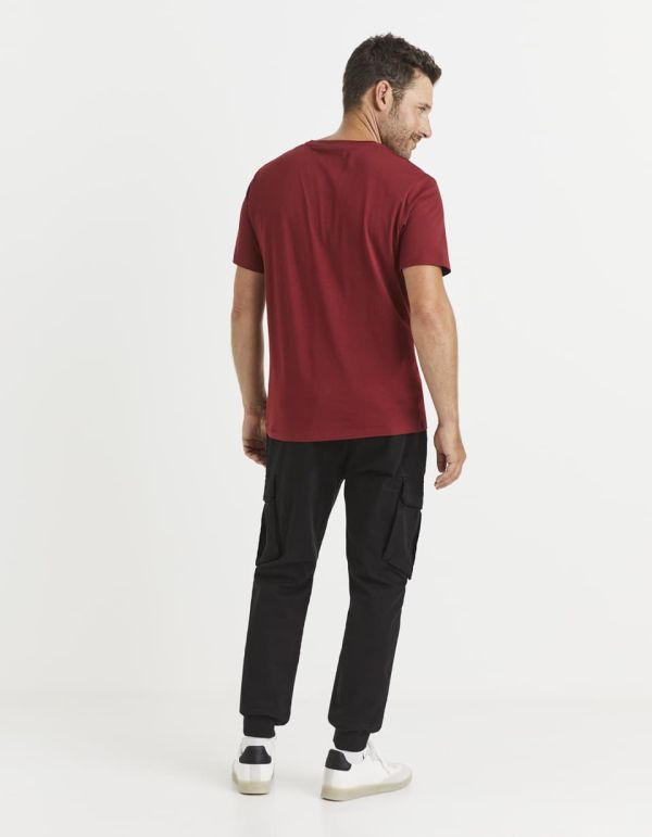 T-shirt col rond 100% coton