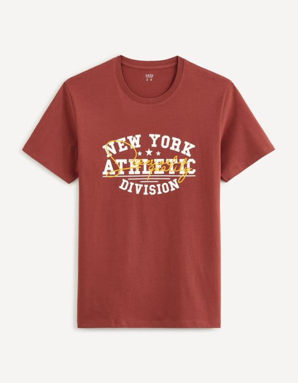 T-shirt col rond 100% coton