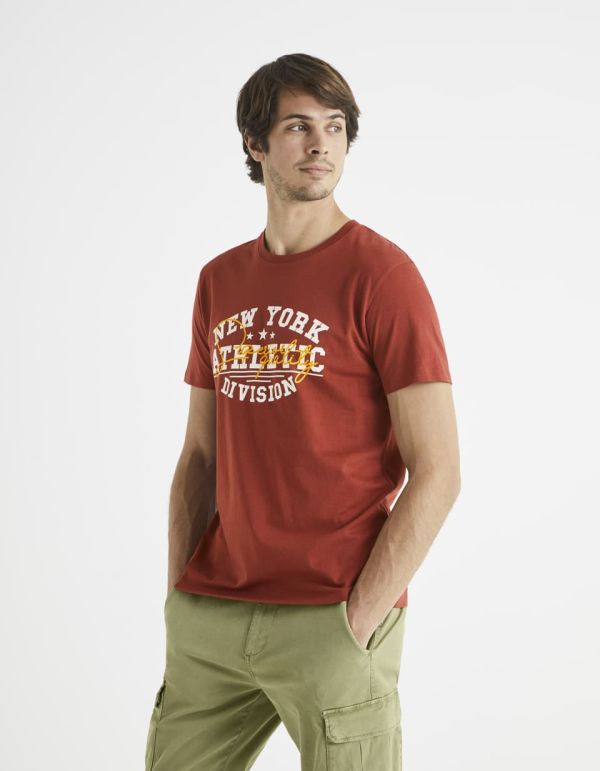 T-shirt col rond 100% coton