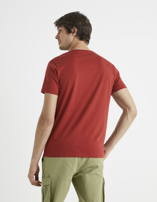 T-shirt col rond 100% coton