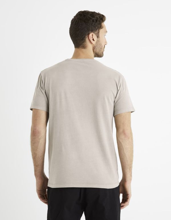 T-shirt col rond 100% coton