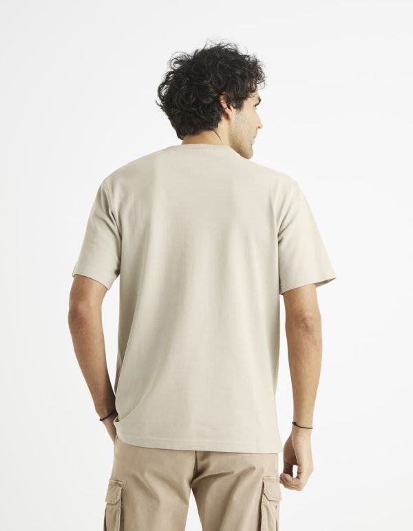 T-shirt col rond 100% coton