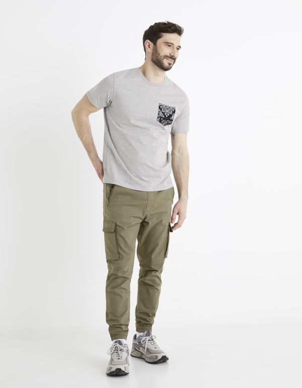 T-shirt col rond 100% coton