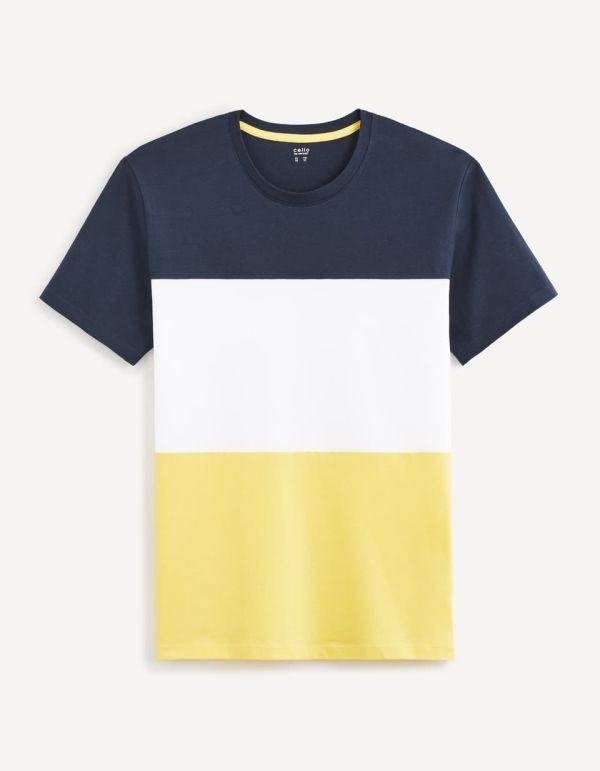 T-shirt col rond 100% coton