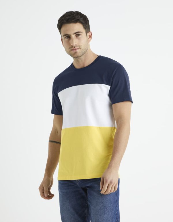 T-shirt col rond 100% coton