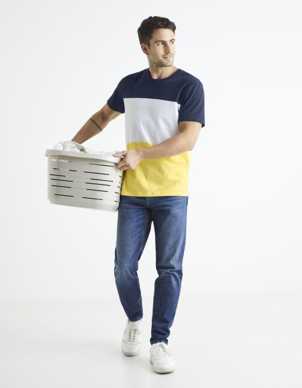 T-shirt col rond 100% coton