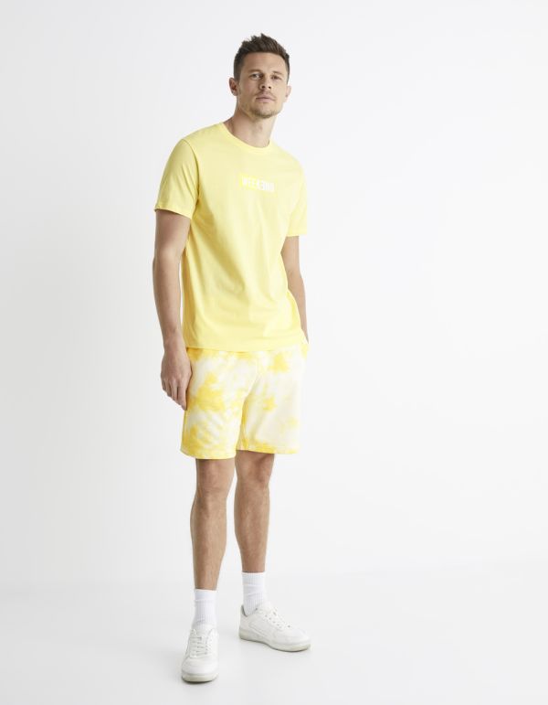 T-shirt col rond 100% coton