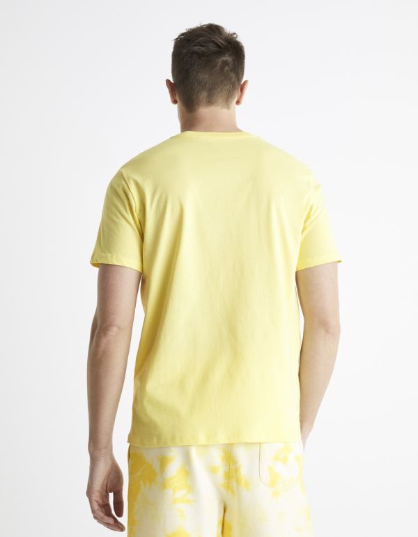 T-shirt col rond 100% coton