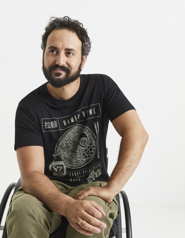 T-shirt col rond 100% coton