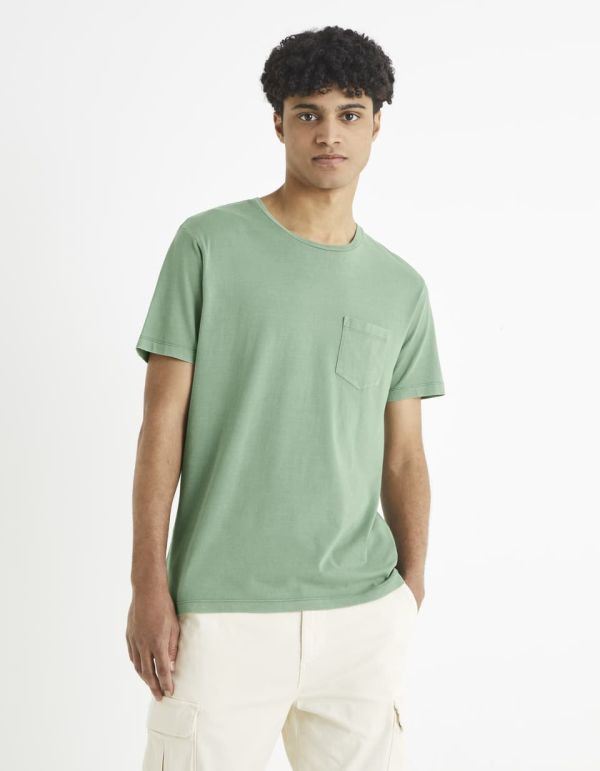 T-shirt col rond 100% coton