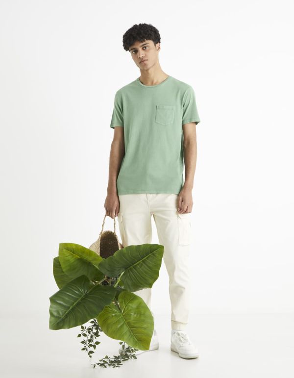 T-shirt col rond 100% coton