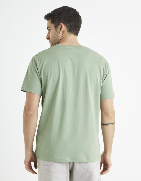 T-shirt col rond 100% coton