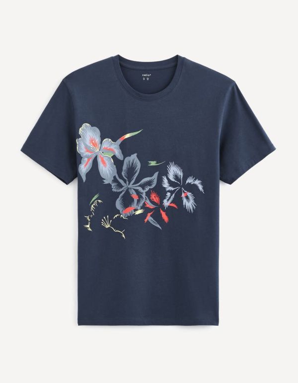 T-shirt col rond 100% coton