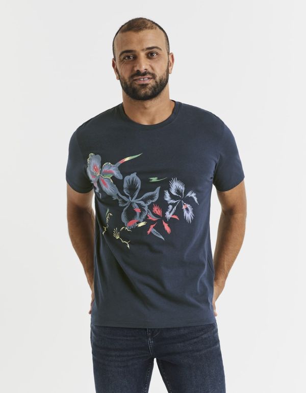 T-shirt col rond 100% coton