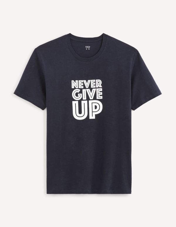 T-shirt col rond 100% coton