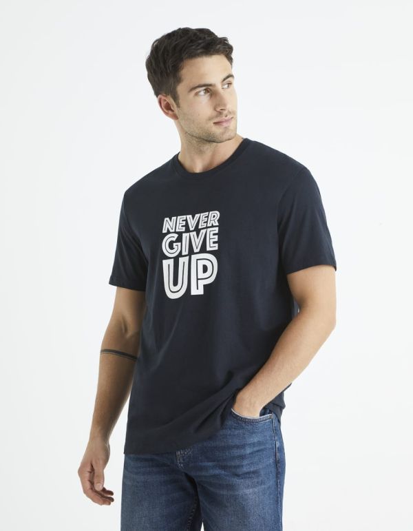 T-shirt col rond 100% coton