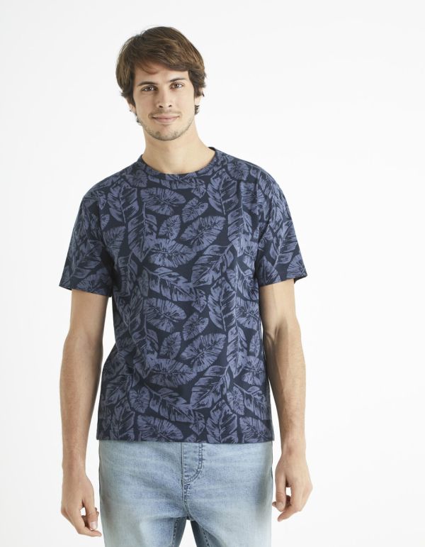 T-shirt col rond 100% coton