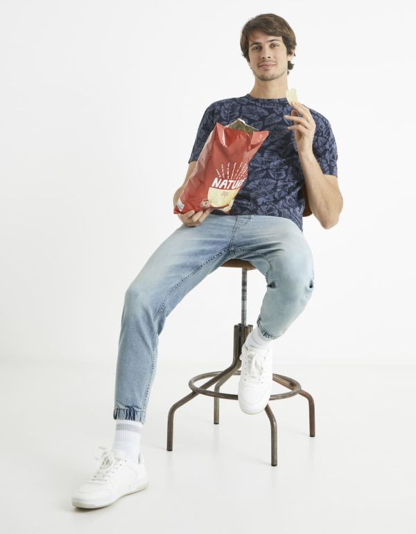 T-shirt col rond 100% coton