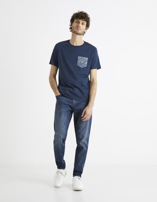 T-shirt col rond 100% coton