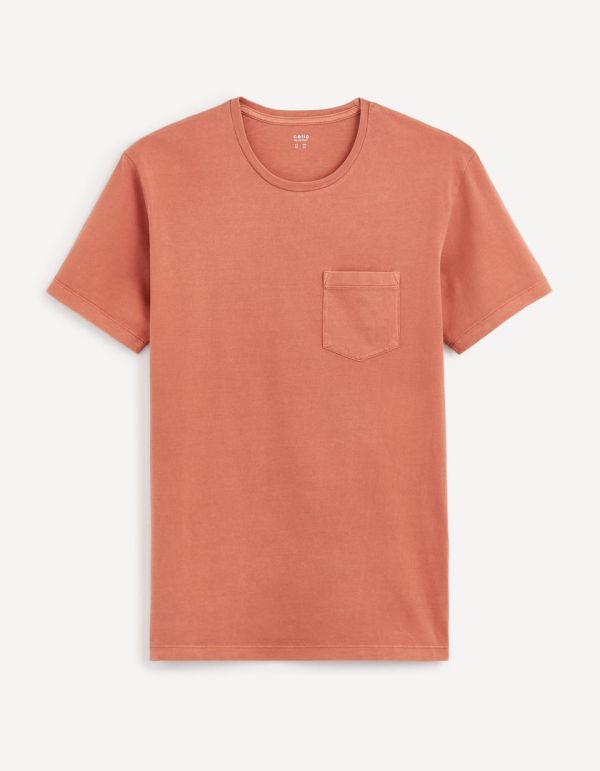 T-shirt col rond 100% coton