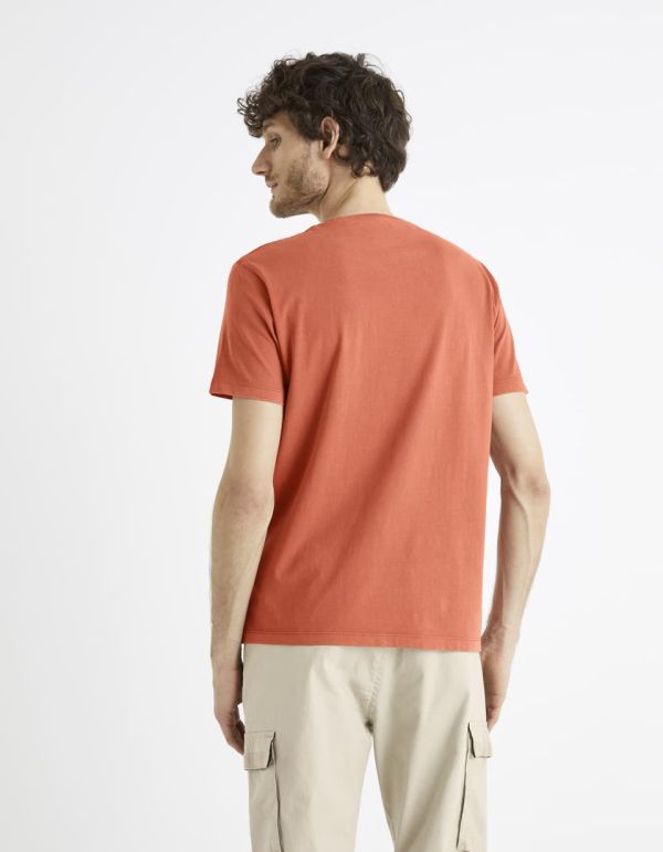 T-shirt col rond 100% coton