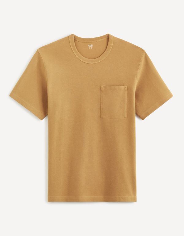 T-shirt col rond 100% coton