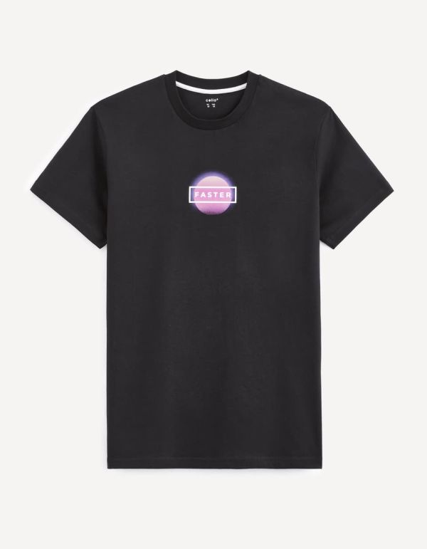 T-shirt col rond 100% coton