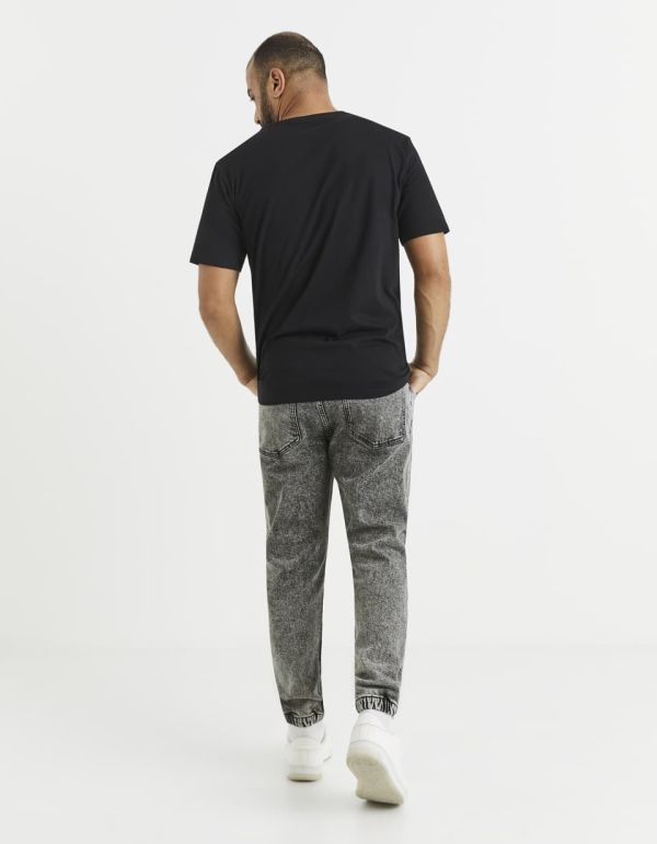 T-shirt col rond 100% coton