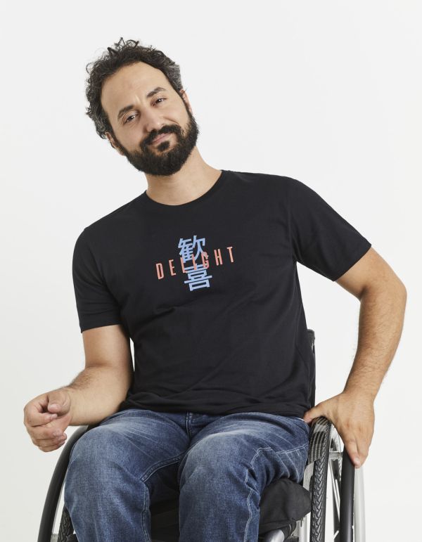 T-shirt col rond 100% coton