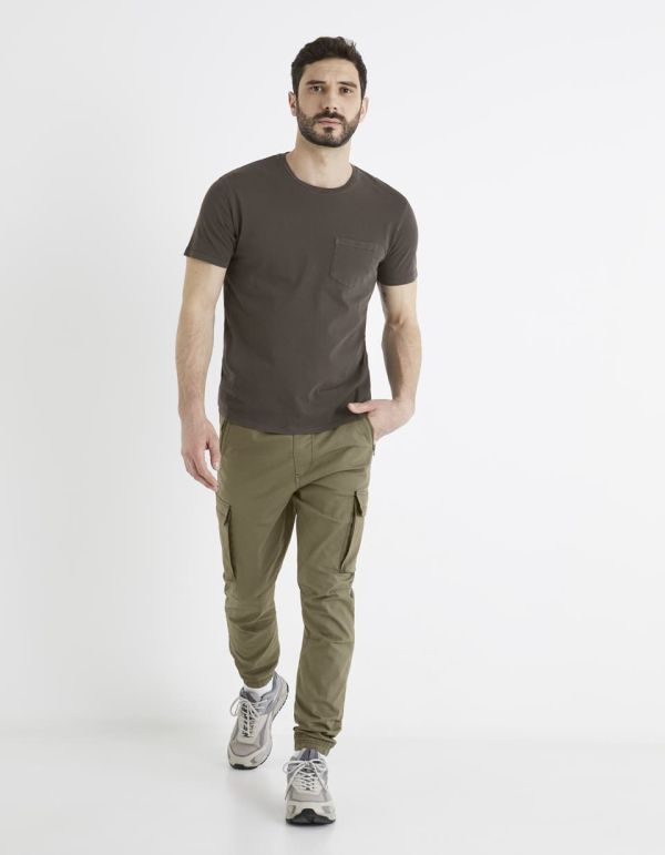 T-shirt col rond 100% coton