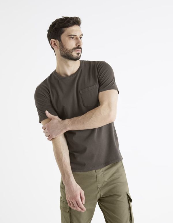 T-shirt col rond 100% coton