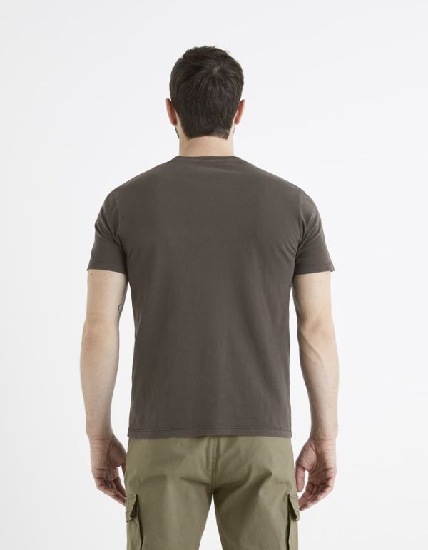 T-shirt col rond 100% coton