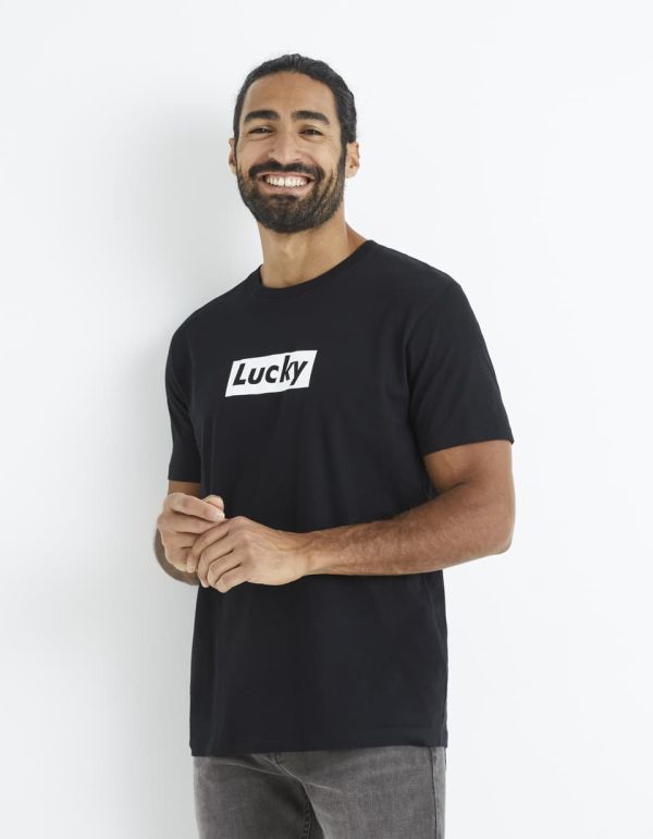 T-shirt col rond 100% coton