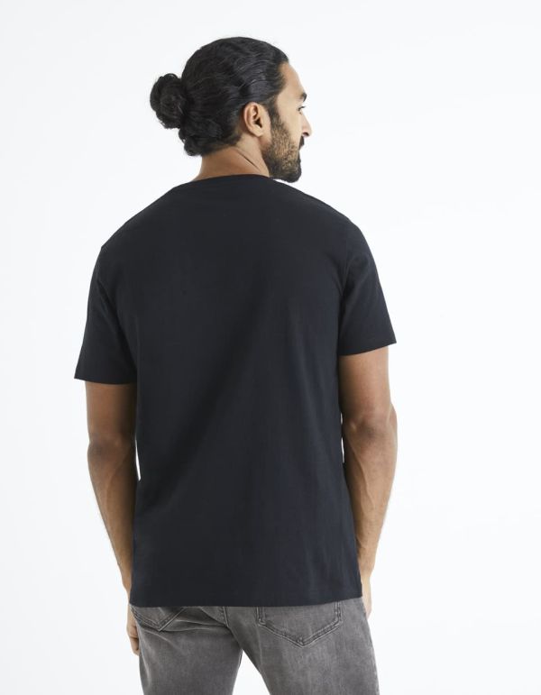 T-shirt col rond 100% coton