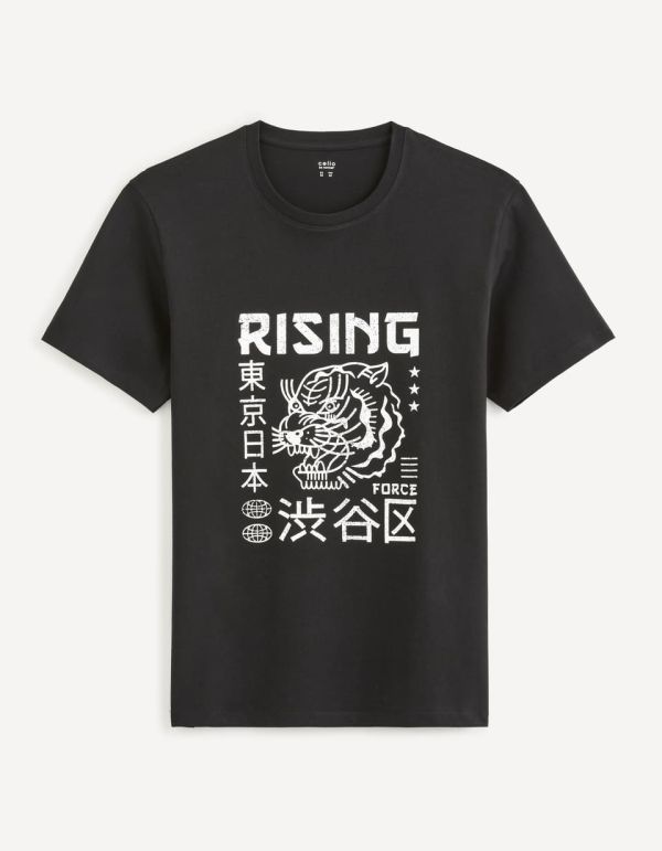 T-shirt col rond 100% coton