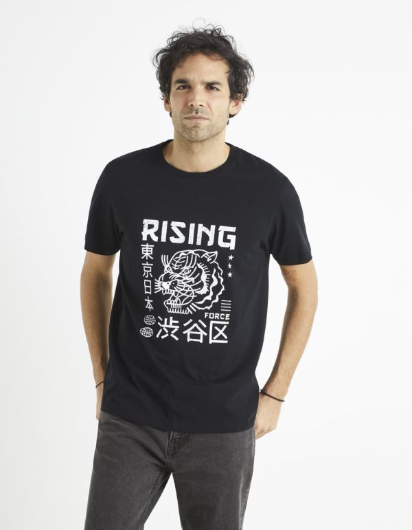 T-shirt col rond 100% coton