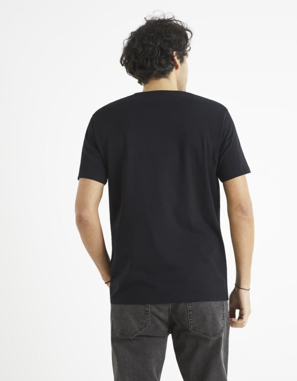 T-shirt col rond 100% coton