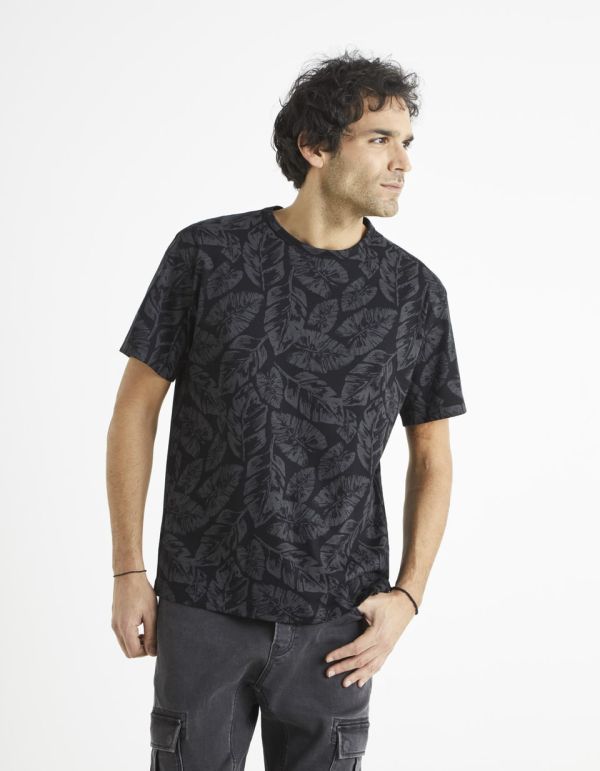 T-shirt col rond 100% coton