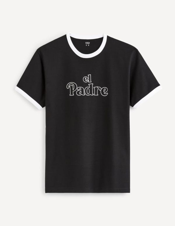 T-shirt col rond 100% coton