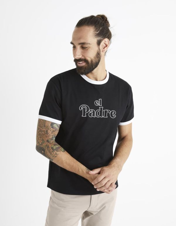 T-shirt col rond 100% coton