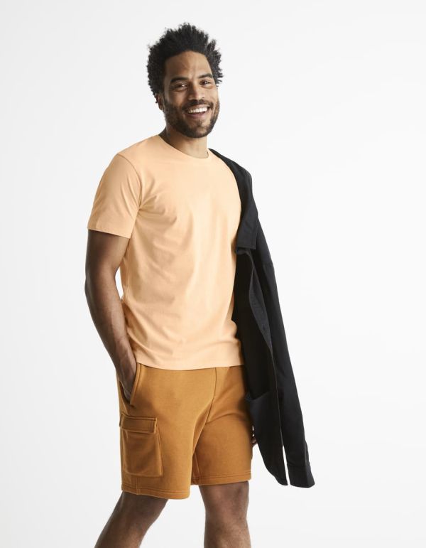 T-shirt col rond 100% coton