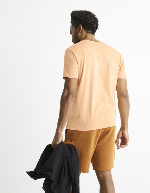 T-shirt col rond 100% coton