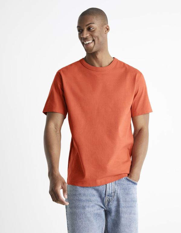 T-shirt col rond 100% coton