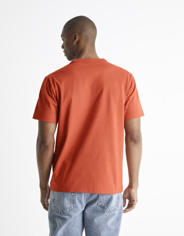 T-shirt col rond 100% coton