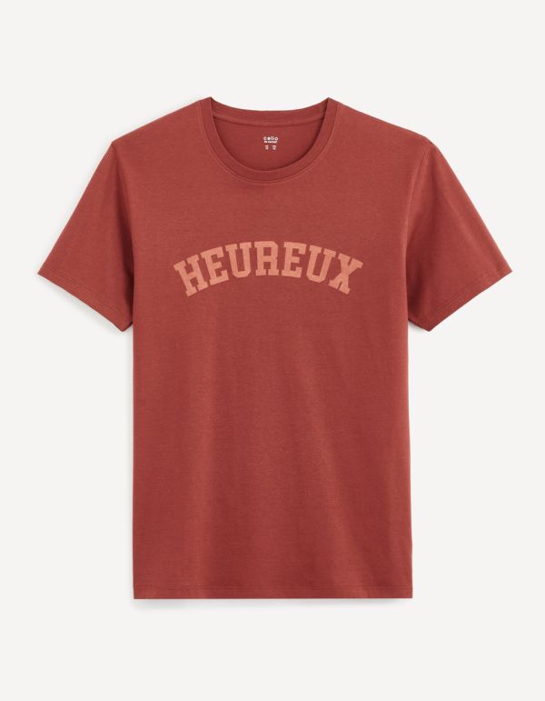 T-shirt col rond 100% coton