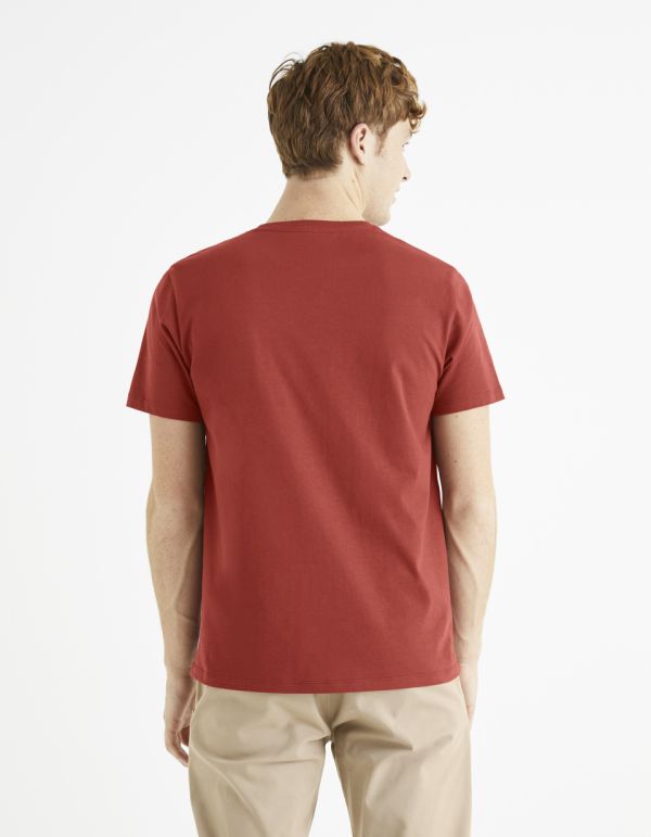 T-shirt col rond 100% coton