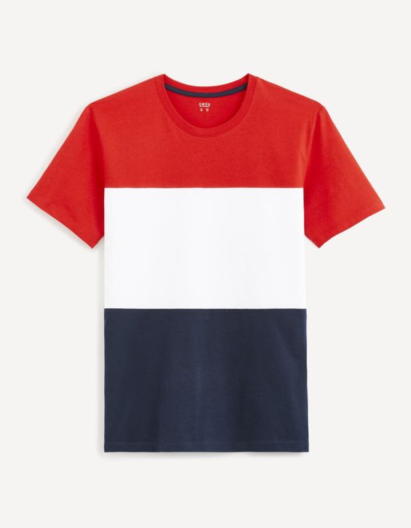 T-shirt col rond 100% coton