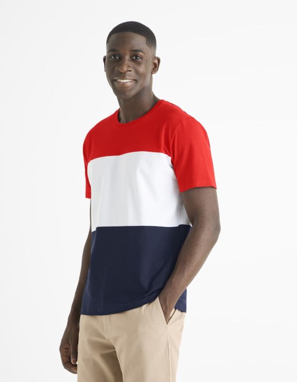 T-shirt col rond 100% coton