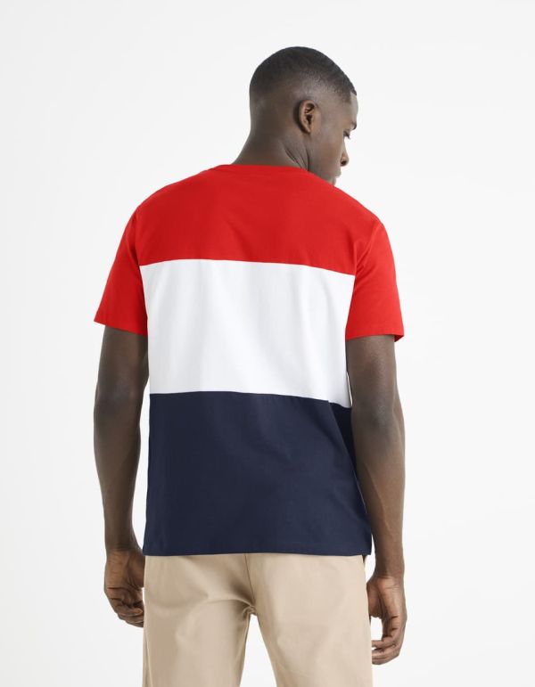 T-shirt col rond 100% coton